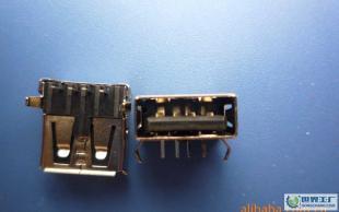 USBA母90度插板式反向膠芯_電子元器件_世界工廠網(wǎng)中國(guó)產(chǎn)品信息庫(kù)